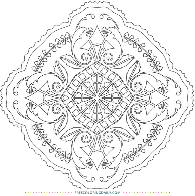 Free Design Coloring Page