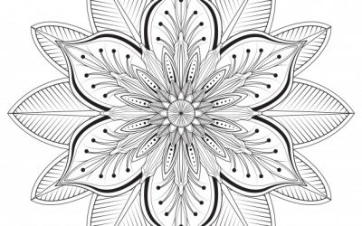 Free Beautiful Flower Mandala Coloring Page