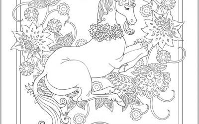 Free Elegant Unicorn Coloring