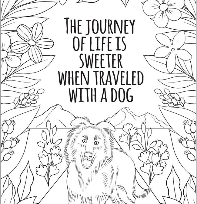 Free Dog Quote Coloring Page