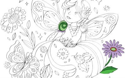 Free Cute Fairy Coloring Page