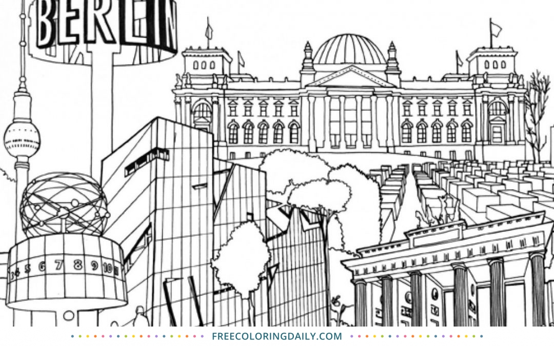 Free Berlin Coloring Page