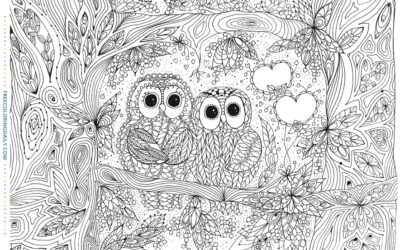 Free Forest Owl Coloring
