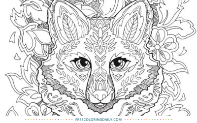 Free Woodland Fox Coloring