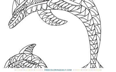 Free Dolphin Coloring Page