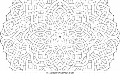 Free Mandala Maze Coloring