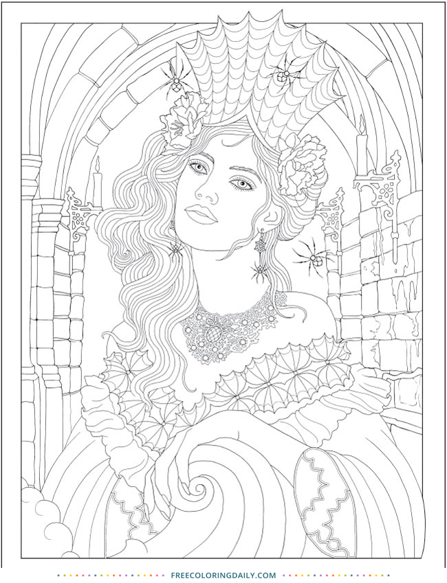 Free Historical Fashion Coloring