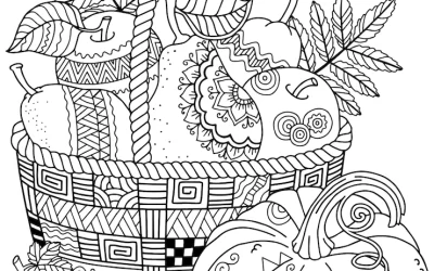 Free Doodle Thanksgiving Coloring