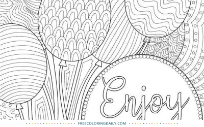 FREE Enjoy the Little Things Coloring