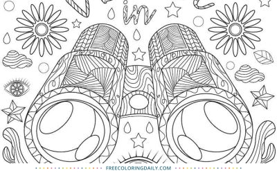 Free Believe Coloring Page