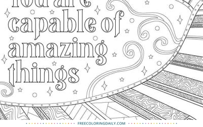 Free Piano Coloring Page