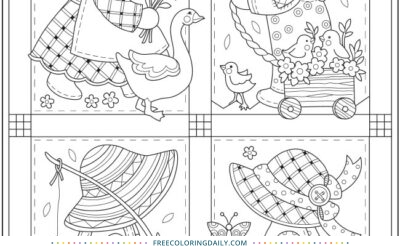 Free Holly Hobbie Coloring Page